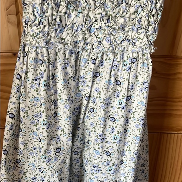 Free People Petunia White Floral Mini Overall Dress - Picture 7 of 9